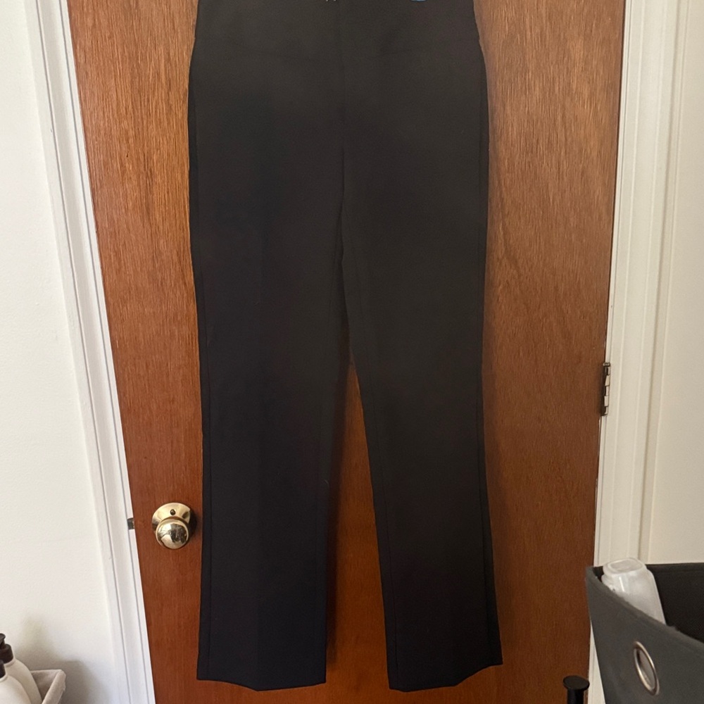 Elle Women's Classic Black Dress Pants - Picture 4 of 14